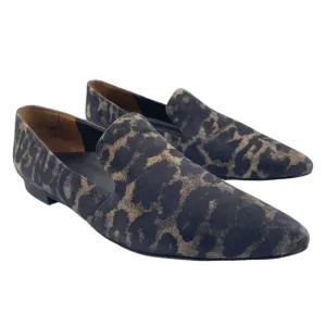 Paul Green Belinda Leopard Print Smoking Loafers