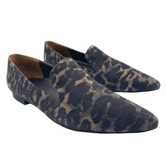 Paul Green Belinda Leopard Print Smoking Loafers