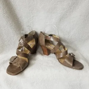 Paul Green strappy crinkle leather sandal
