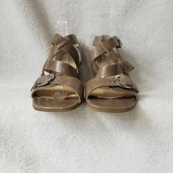 Paul Green strappy crinkle leather sandal