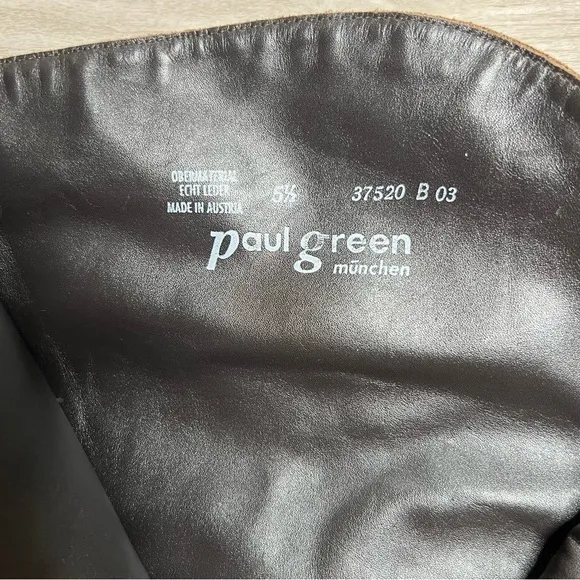Paul Green Suede Tall Riding Boots, brown, size 9 US