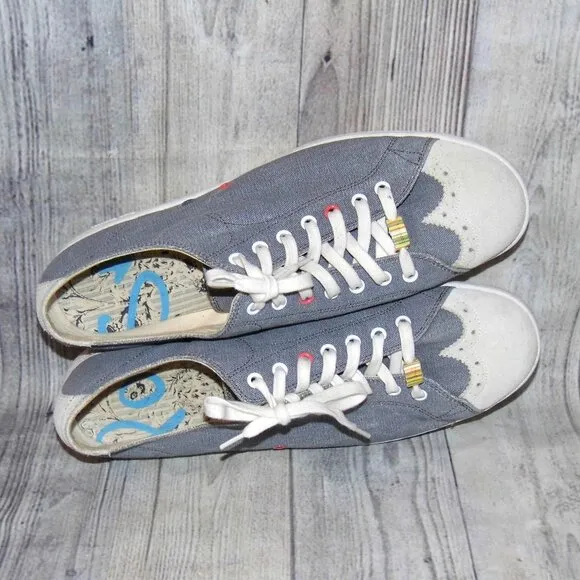PAUL SMITH Blue Canvas Rabbit Sneakers Mens Size 12 (UK 11)