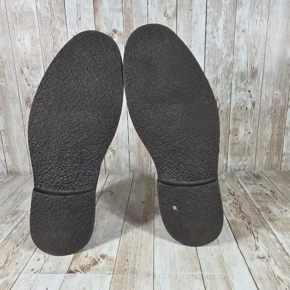 Peal &amp;‎ Co Desert Boots Suede Leather Chukka Ankle Boots Brown Size 10 D