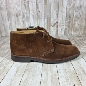 Peal &amp;‎ Co Desert Boots Suede Leather Chukka Ankle Boots Brown Size 10 D