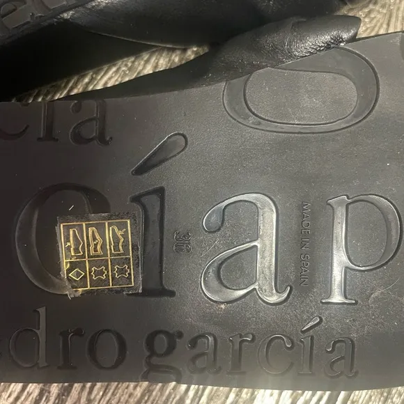 Pedro Garcia Black Women's Sandals