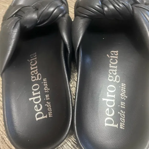 Pedro Garcia Black Women's Sandals