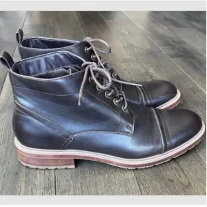 Perry Ellis Portfolio Manning Chukka Boots Size 12 Brown UltraFoam Comfort