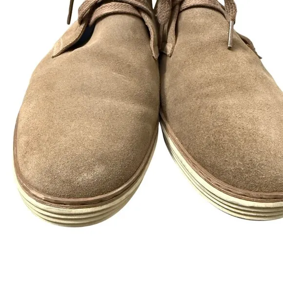 Peter Millar Crown Tan Suede Leather Chukka Desert Boots Mens Size 13