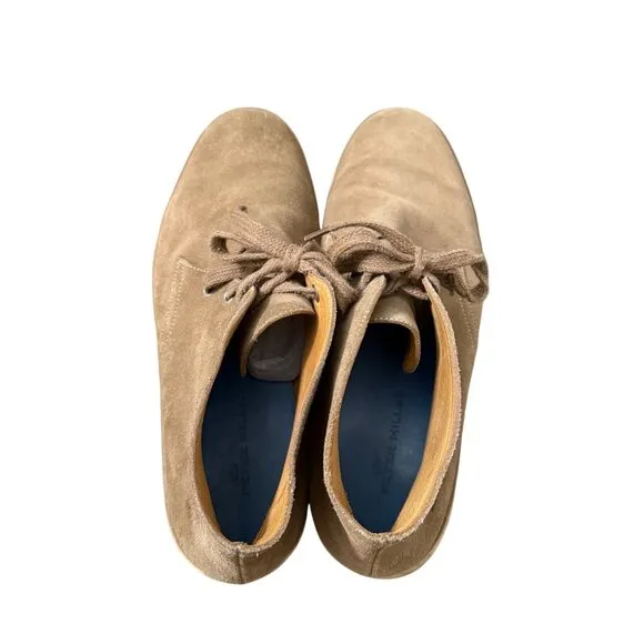 Peter Millar Crown Tan Suede Leather Chukka Desert Boots Mens Size 13