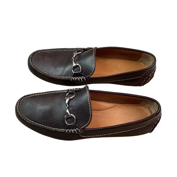 Peter Millar Horsebit Leather Slip-on Loafers