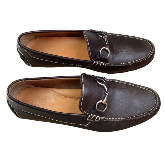 Peter Millar Horsebit Leather Slip-on Loafers