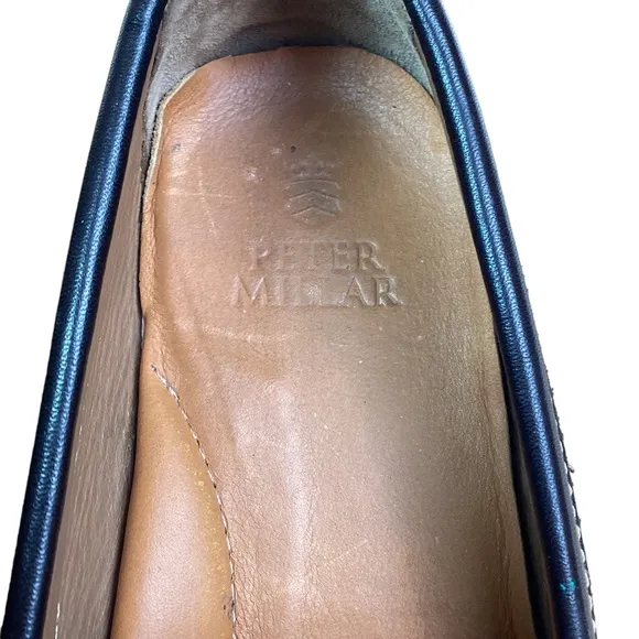 Peter Millar Horsebit Leather Slip-on Loafers