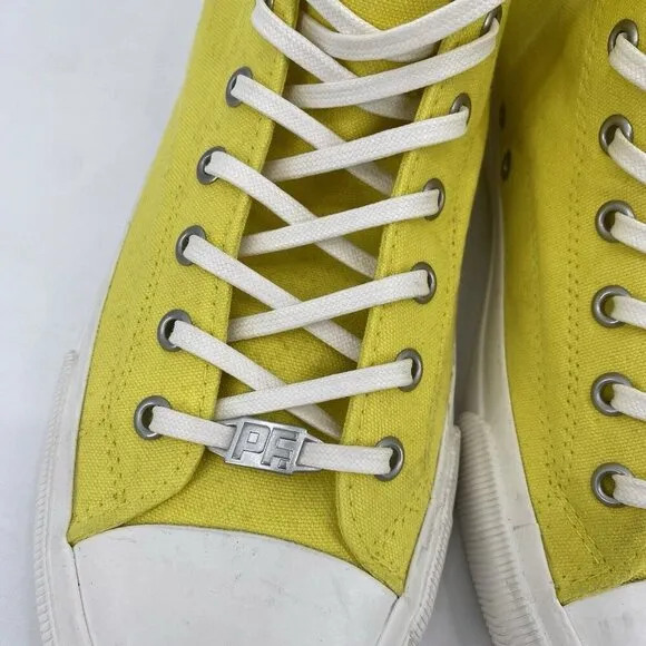 PF Flyers All-American Center Hi Sneakers Yellow Mens Size 10