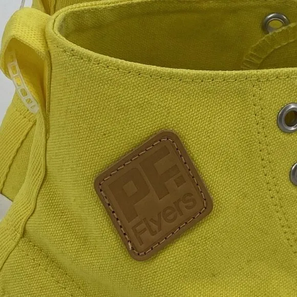 PF Flyers All-American Center Hi Sneakers Yellow Mens Size 10