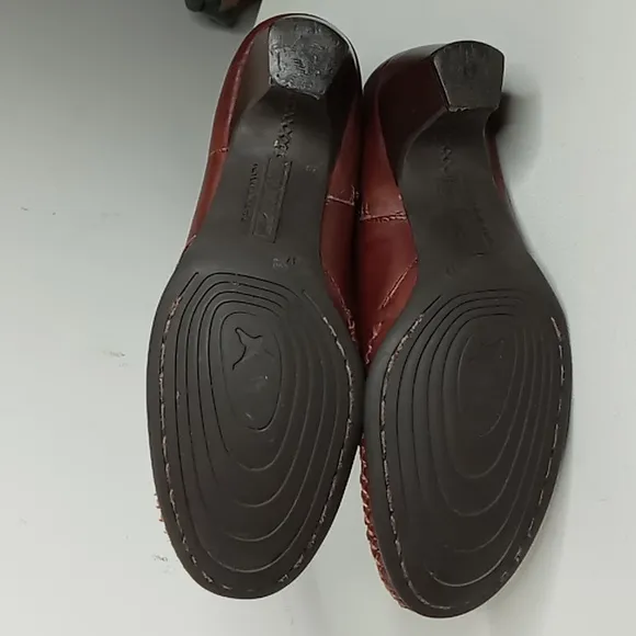 Pikolino Leather 1/2 Calf Boots w/Moccasin Toe Stitching -Spain -Brown-37/6.5