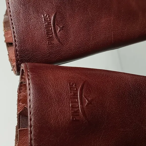 Pikolino Leather 1/2 Calf Boots w/Moccasin Toe Stitching -Spain -Brown-37/6.5