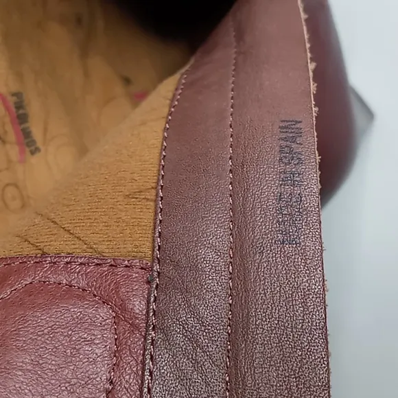 Pikolino Leather 1/2 Calf Boots w/Moccasin Toe Stitching -Spain -Brown-37/6.5