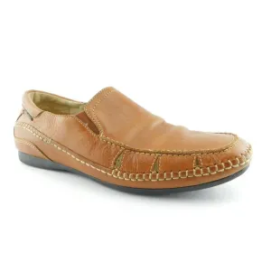 PIKOLINOS Brown Leather Slip-on Loafers Shoes 42