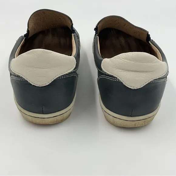 Pikolinos Cut Out Leather Slip On Loafer Blue Grey White Women’s EU 39 / US 8.5