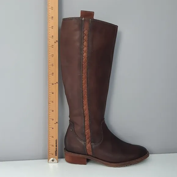 Pikolinos Tall Brown Leather Riding Boots size 36