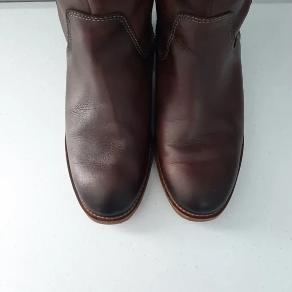 Pikolinos Tall Brown Leather Riding Boots size 36