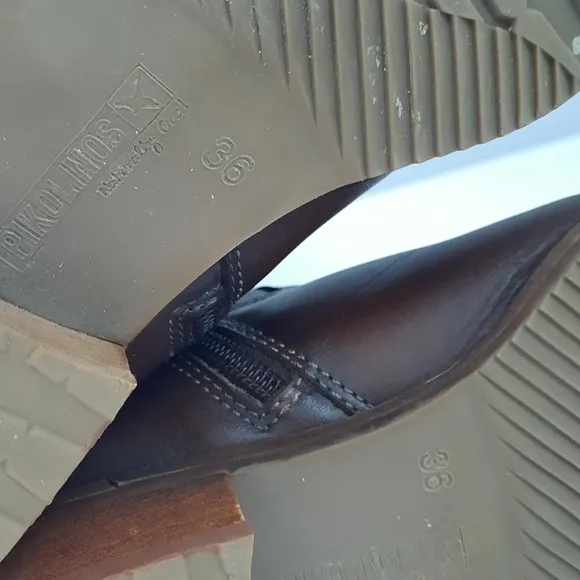 Pikolinos Tall Brown Leather Riding Boots size 36