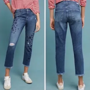 Pilcro and the Letterpress Slim Boyfriend JeansSize: 27
