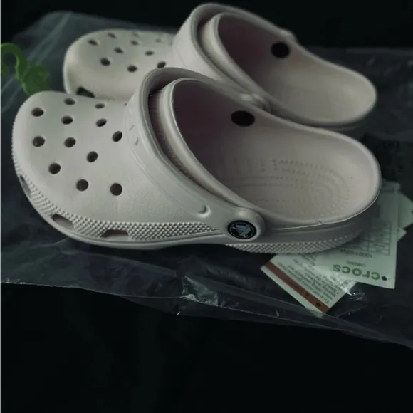 Pink Crocs