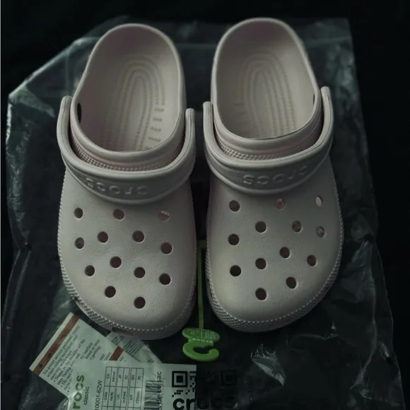 Pink Crocs