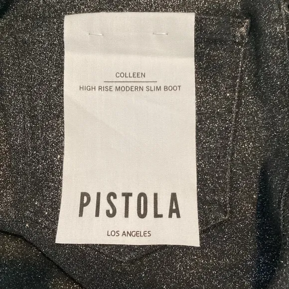 Pistola Colleen High Rise Modern Slim Boot Jeans Size 25 Stargaze Black
