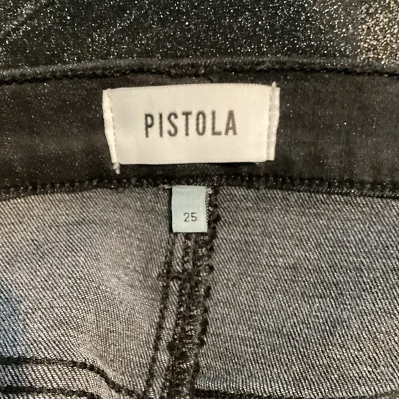 Pistola Colleen High Rise Modern Slim Boot Jeans Size 25 Stargaze Black