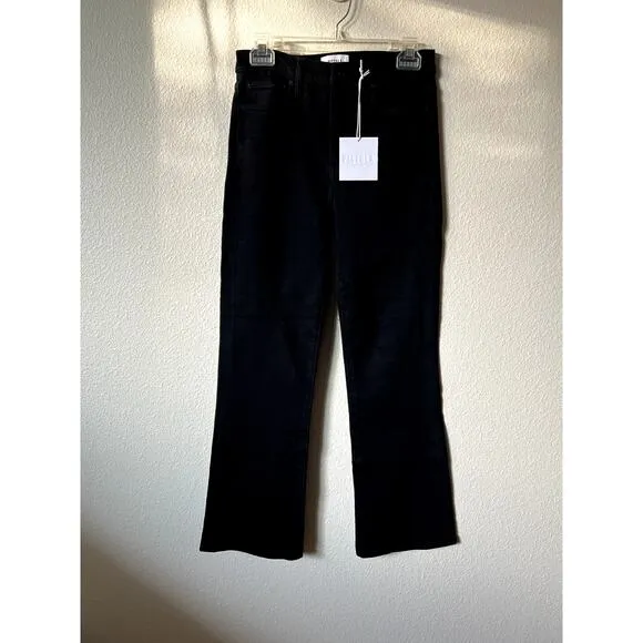 Pistola Lennon Jeans 27 NWT | High Rise Crop Bootcut Black Stretch Denim