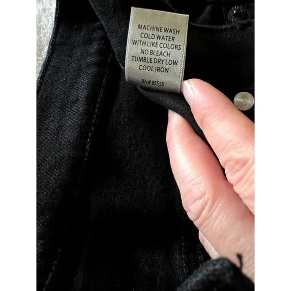 Pistola Lennon Jeans 27 NWT | High Rise Crop Bootcut Black Stretch Denim