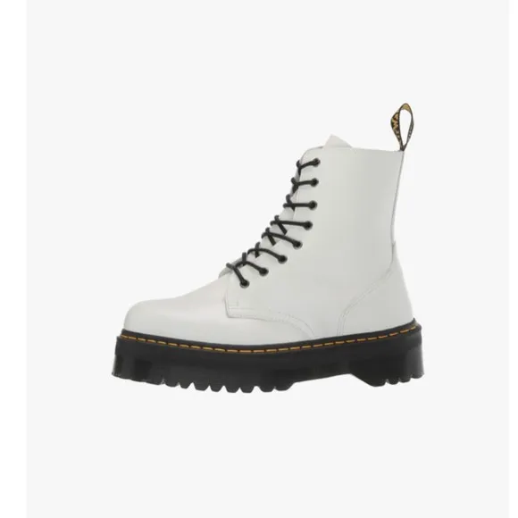 Platform JADON Doc Martens white women's US size 9 -10 Men's US 8
