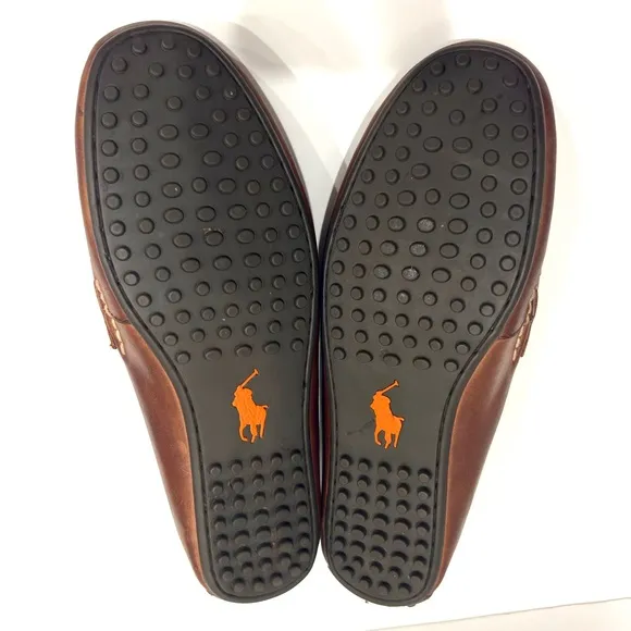 Polo by Ralph Lauren Orange Slip-On Loafers