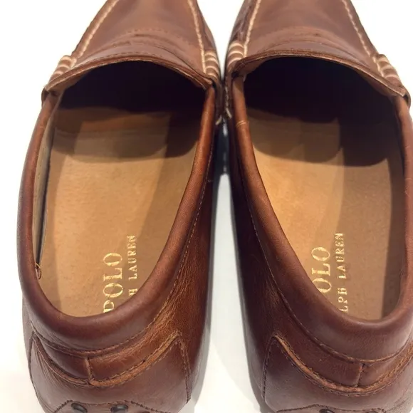 Polo by Ralph Lauren Orange Slip-On Loafers