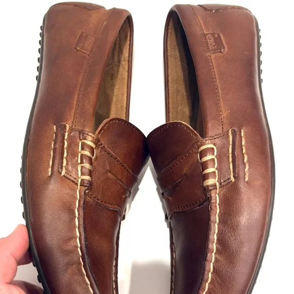 Polo by Ralph Lauren Orange Slip-On Loafers