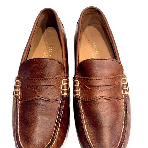 Polo by Ralph Lauren Orange Slip-On Loafers