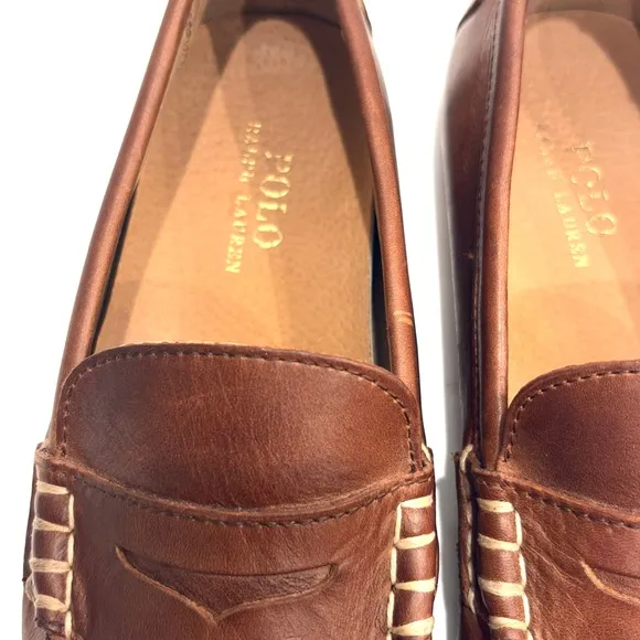 Polo by Ralph Lauren Orange Slip-On Loafers