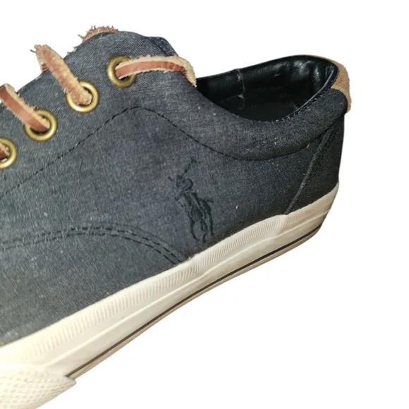 Polo by Ralph Lauren Vaughn Blue Canvas Sneakers - Men's