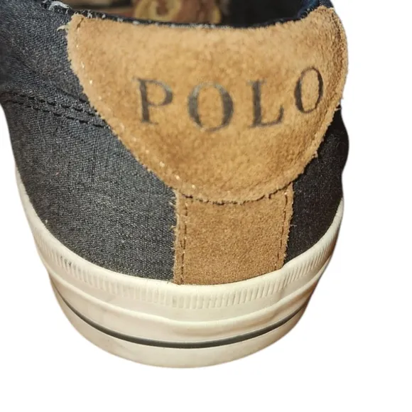 Polo by Ralph Lauren Vaughn Blue Canvas Sneakers - Men's