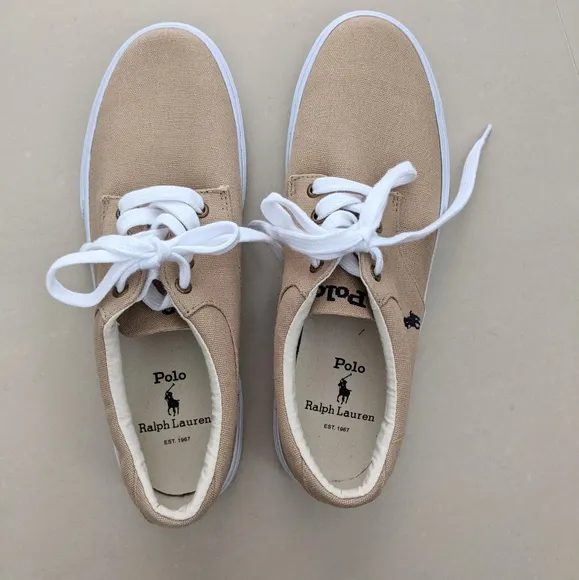 Polo Ralph Lauren Felton Canvas Sneakers 10.5 NEW
