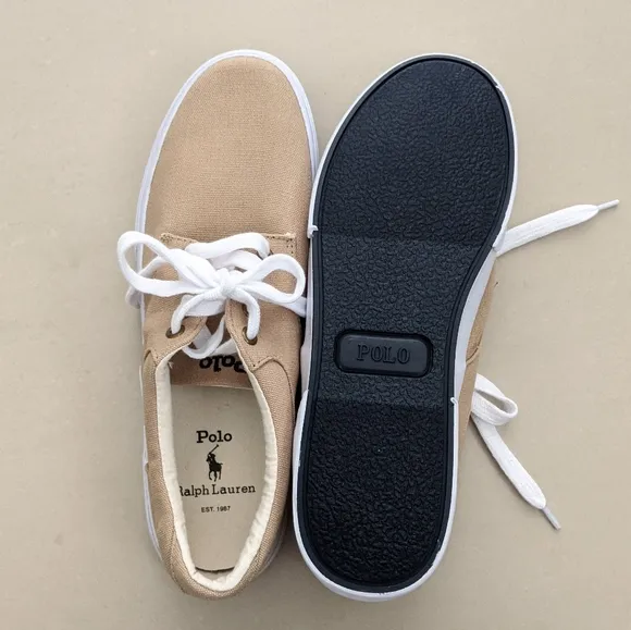 Polo Ralph Lauren Felton Canvas Sneakers 10.5 NEW