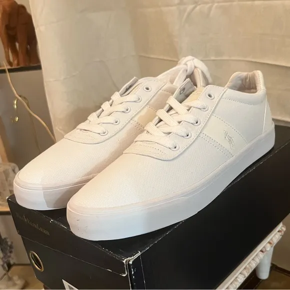 Polo Ralph Lauren Hanford Canvas Sneakers - Size: 10.5D