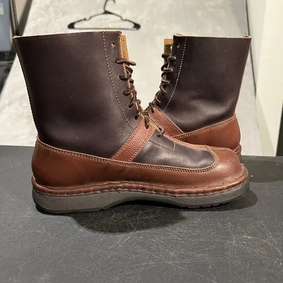 Polo Ralph Lauren Leather Boots Men's 8.5 D Brown Made in Mexico Casual Boots