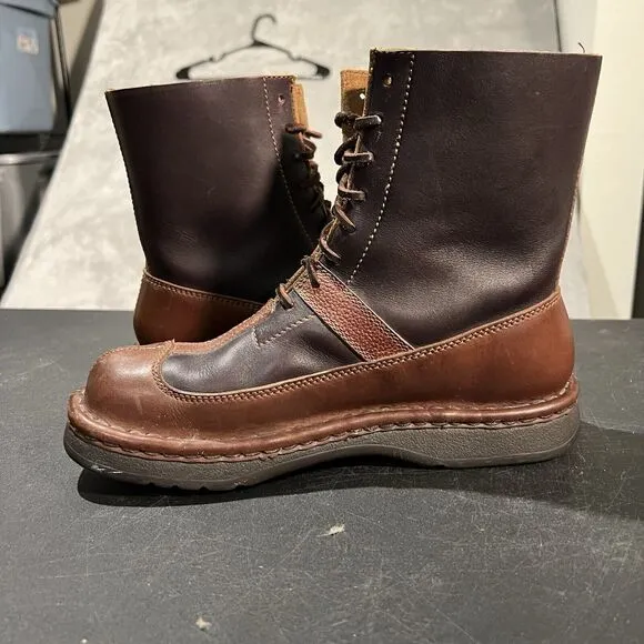 Polo Ralph Lauren Leather Boots Men's 8.5 D Brown Made in Mexico Casual Boots