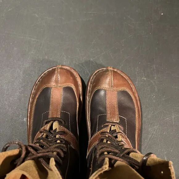 Polo Ralph Lauren Leather Boots Men's 8.5 D Brown Made in Mexico Casual Boots