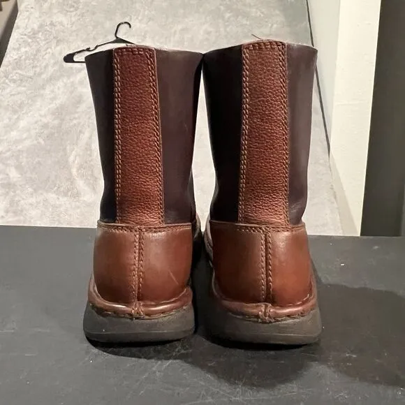 Polo Ralph Lauren Leather Boots Men's 8.5 D Brown Made in Mexico Casual Boots