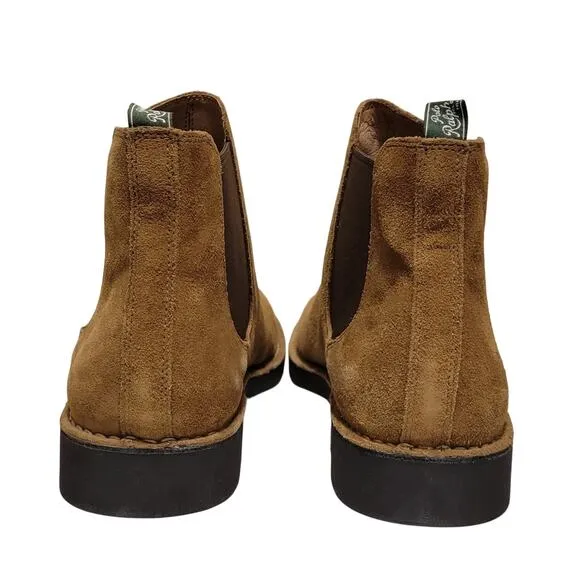 Polo Ralph Lauren Men Talan Chelsea Boots Size US 13D Desert Tan Brown Suede