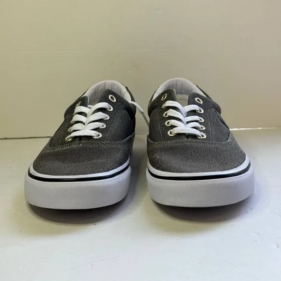 Polo Ralph Lauren Men’s Canvas Sneakers 9.5 Green Keaton Pony